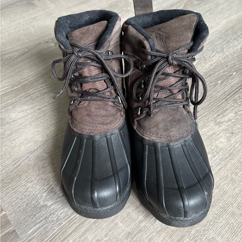 Pacific Trail Black and Brown Winter Boots